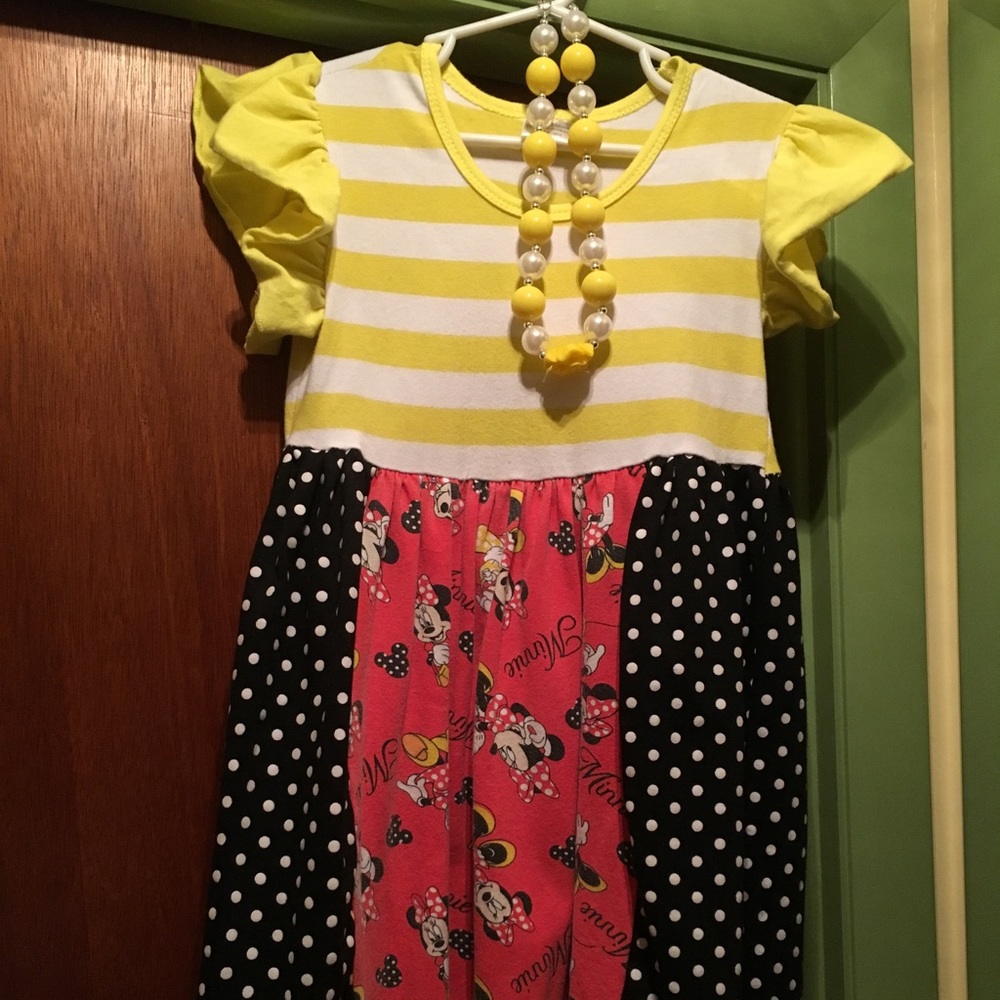 Kids Dress with necklace